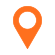 orange map pin icon