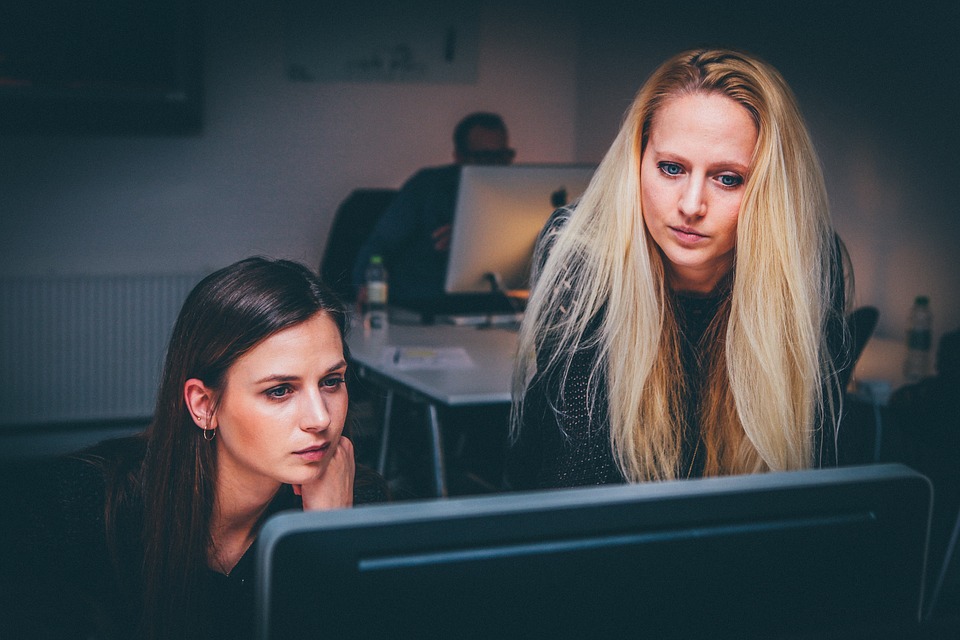 Women working in an NYC Coworking Space